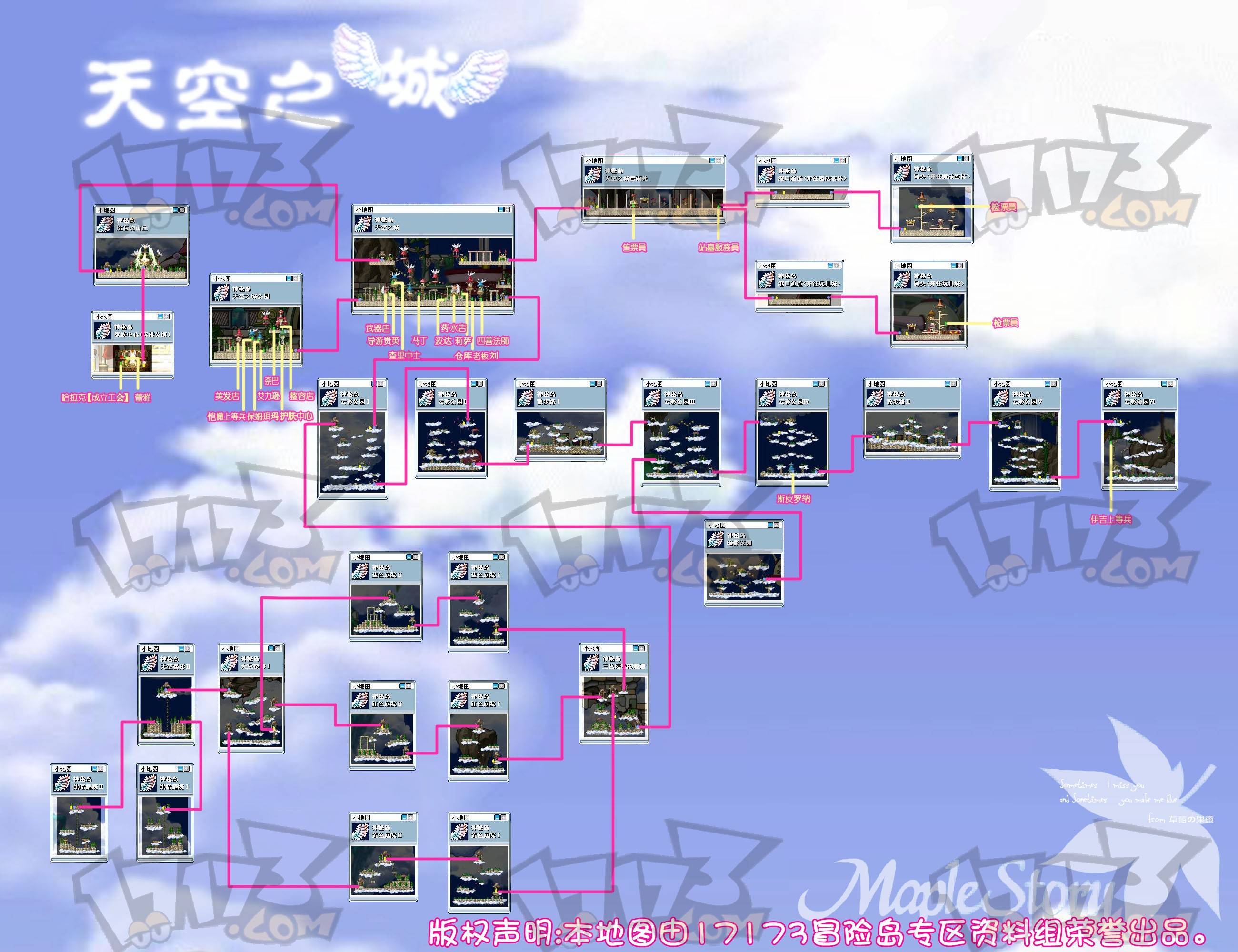 天空之城地图