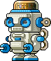 藍色機器人
