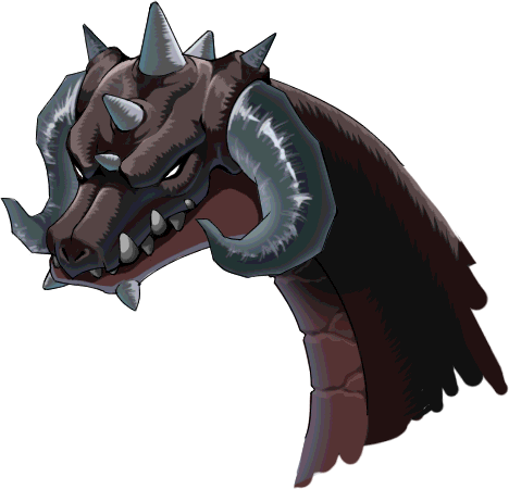 闇黑龍王的左側頭顱